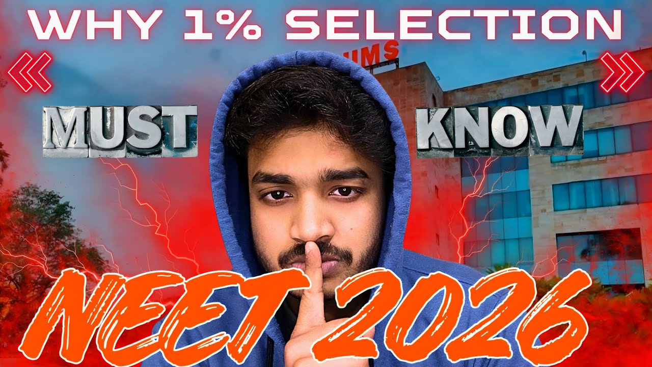 Neet 2026: why only 1% select in Neet every year🤔🔥  ‼️Don't do this mistakes‼️