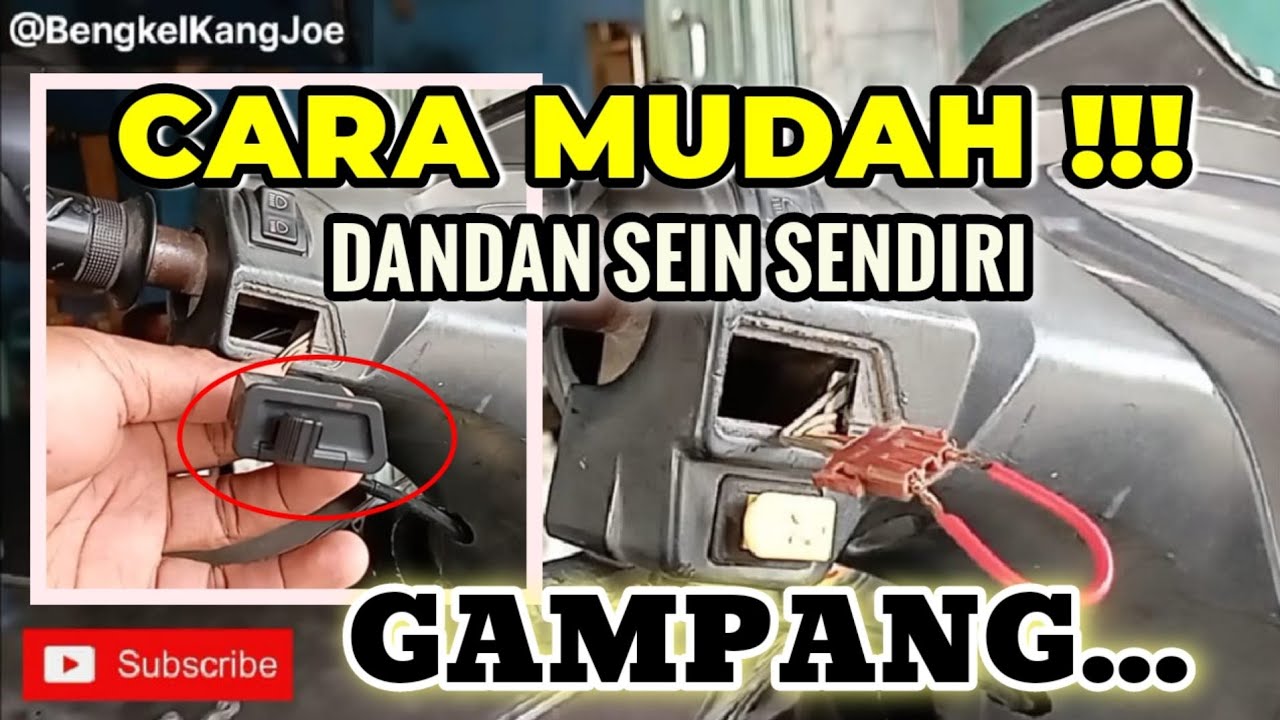 CARA MEMPERBAIKI LAMPU SEIN MATI ,HONDA SUPRA X125