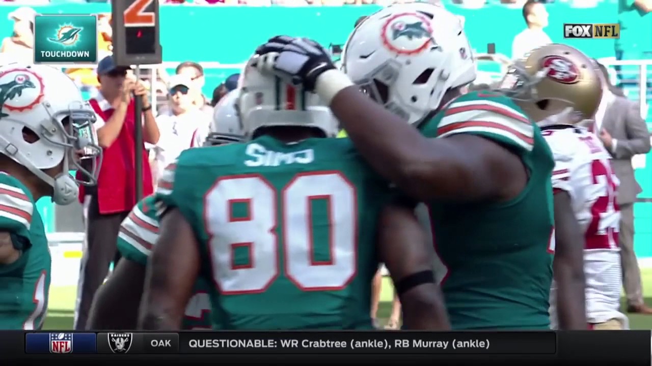 All Miami Dolphins 2016-2017 Touchdowns