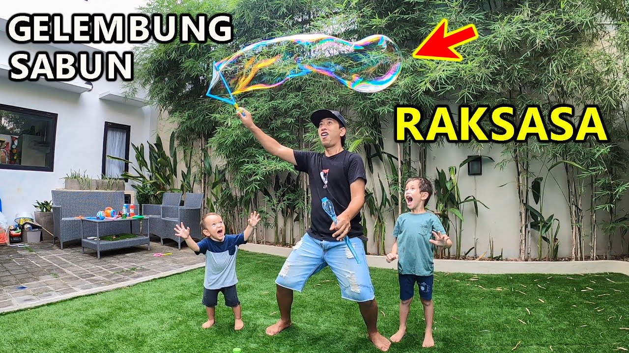 BIKIN GELEMBUNG SABUN RAKSASA!!