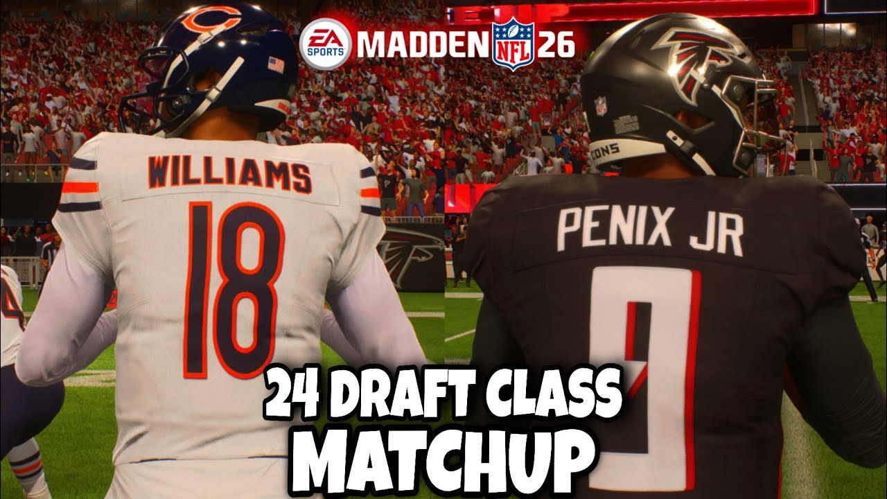 CALEB WILLIAMS and MICHAEL PENIX JR. SQUARE off for the 1ST TIME ON MADDEN 26 | BEARS vs FALCONS