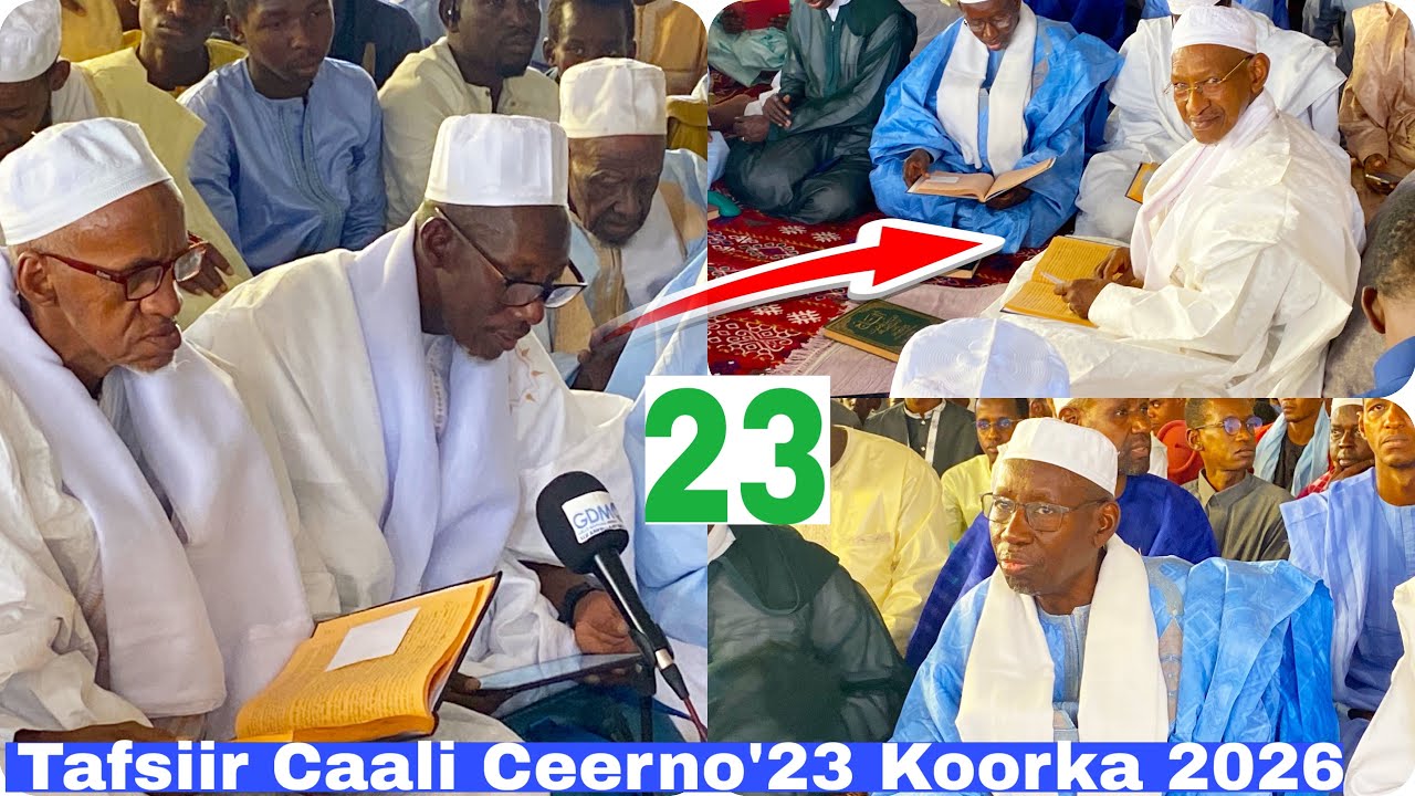Tafsiir Caali Ceerno,nialnde aljumaa 23 Koorka 2026