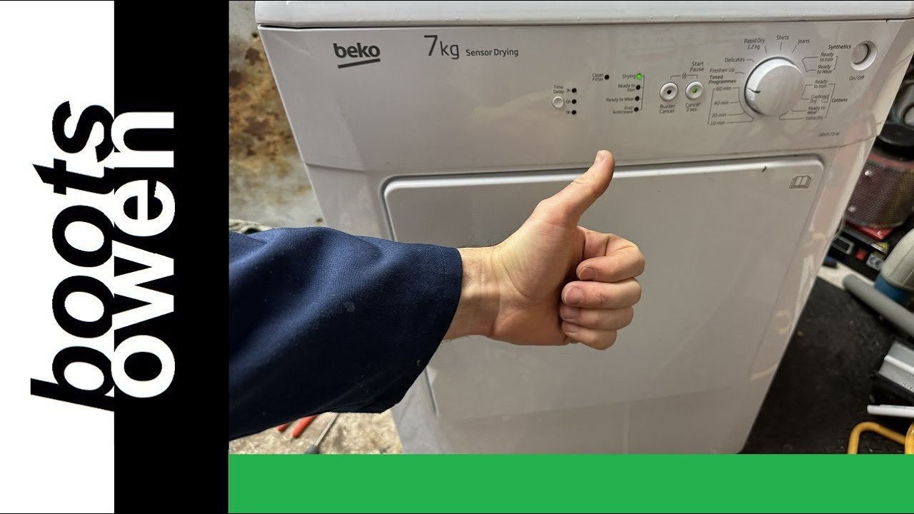 Сушильная машина Beko с сильным дребезжанием: тщательная чистка, новый нагревательный элемент, по...