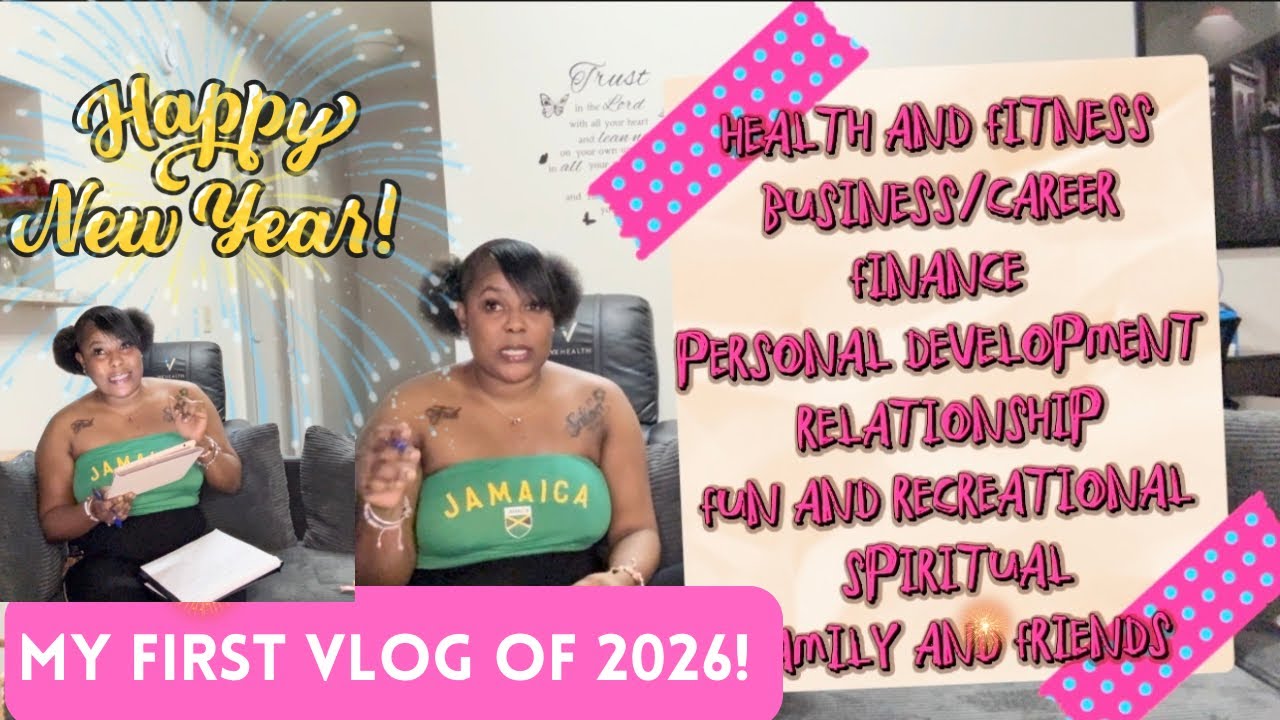 Weekly Vlog: HAPPY NEW YEAR +IMPORTANCE OF PLANNING+ VISION BOARD + IDENTITY STATEMENT