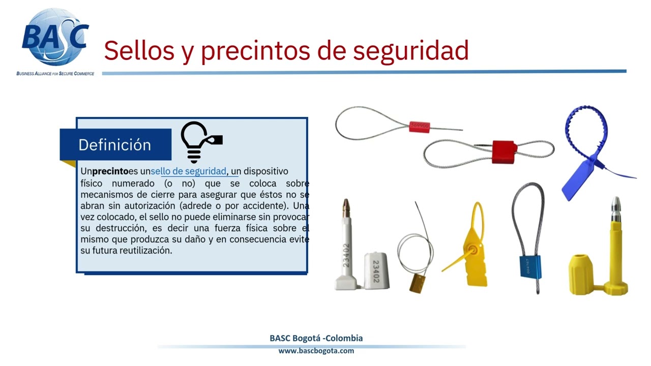 PRECINTOS DE SEGURIDAD- NORMA ISO 17712