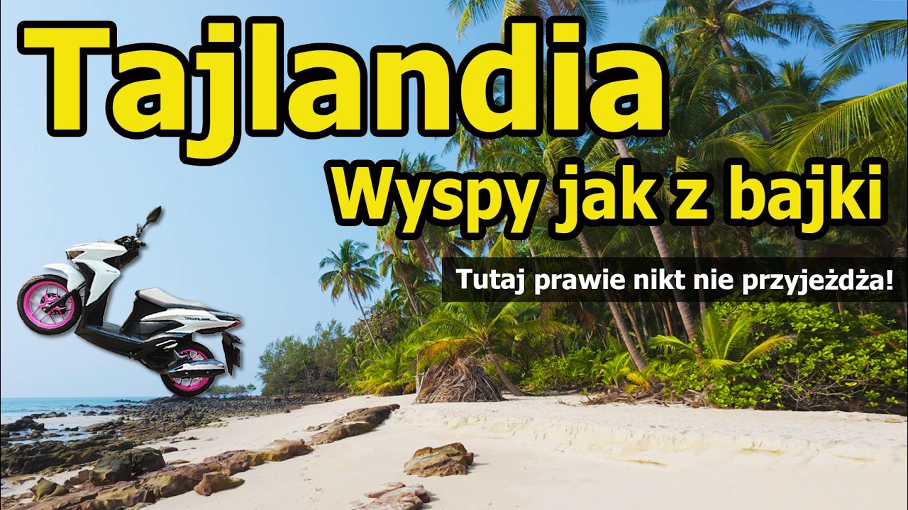 Tajlandia bez turystów - Tutaj prawie nikt nie przyjeżdża! 😲 Obłędne, puste plaże z palmami. 🌴🌴🌴