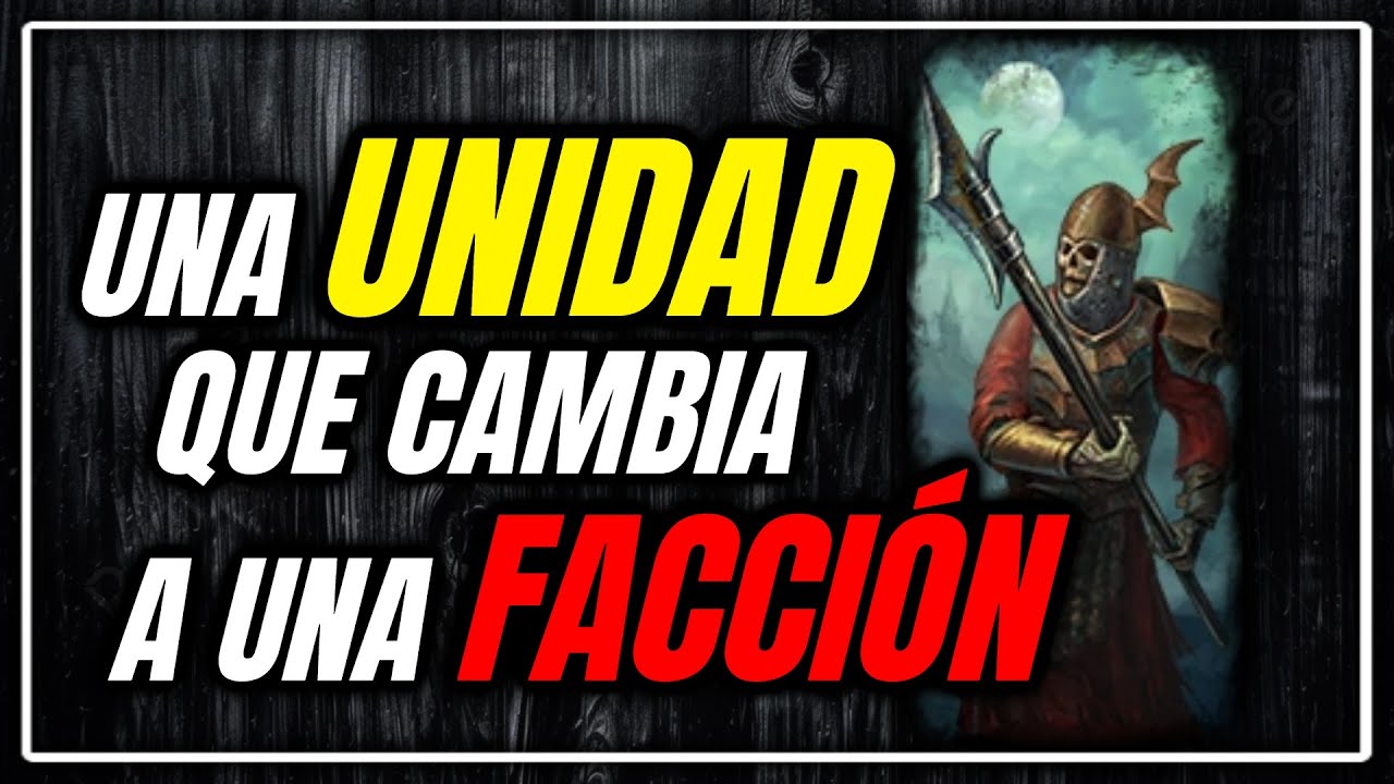 &iexcl;Esta UNIDAD de los Condes Vampiro Cambia su FACCI&Oacute;N para Siempre! Guardia de los T&uacute;mulos (Alabarda)