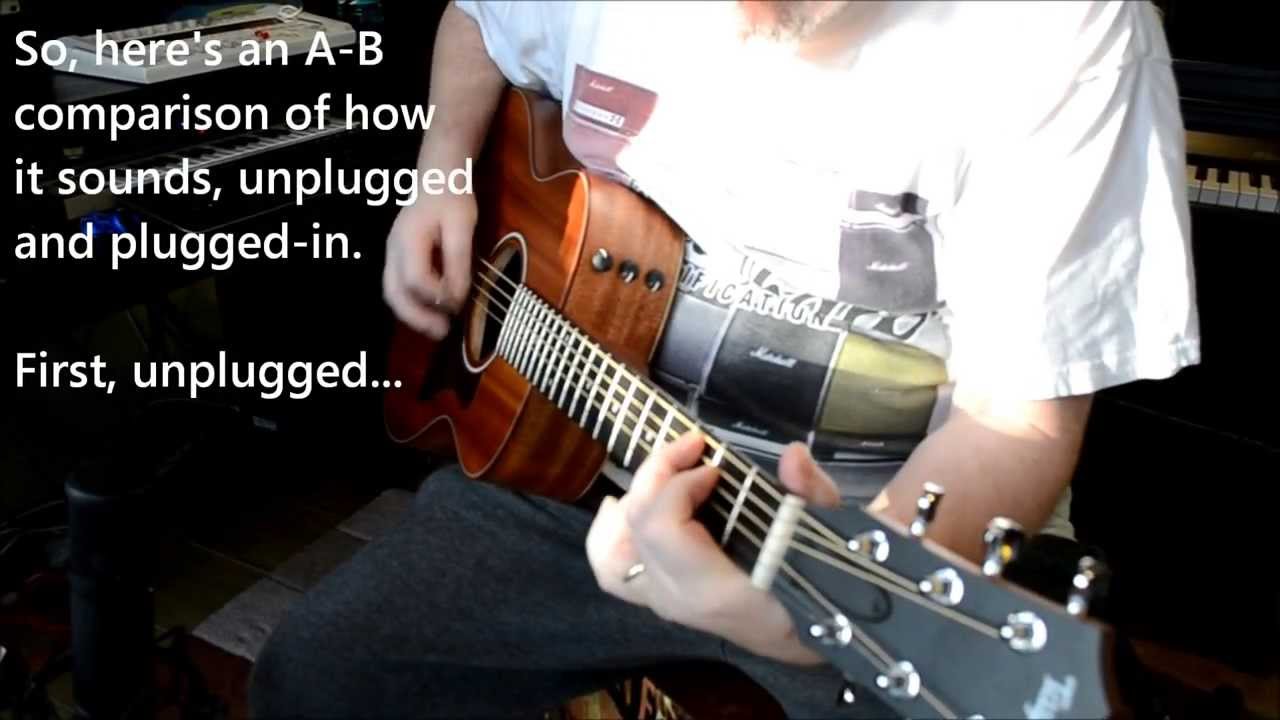 Taylor GS Mini-e Review and Demo - A/B acoustic vs plugged in