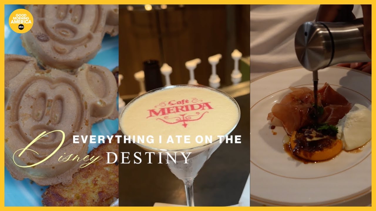 Eating our way through the Disney Destiny cruise ship