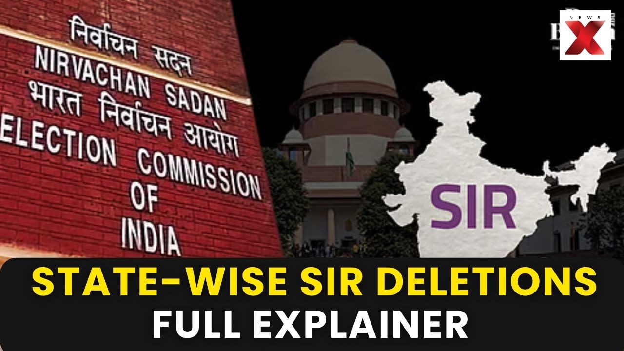 Total SIR Deletions State-wise: Which States Saw Maximum Voter Cuts? | NewsX Analysis