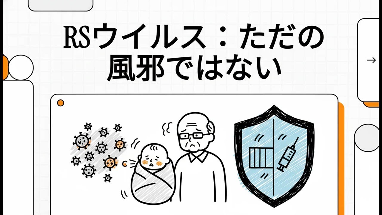 RSウイルス：ただの風邪ではない