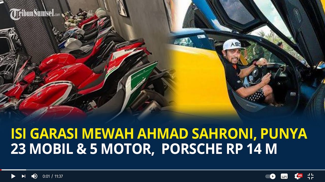 Mengintip Isi Garasi Mewah Ahmad Sahroni, Punya 23 Mobil & 5 Motor, Termasuk Porsche Rp 14 Miliar