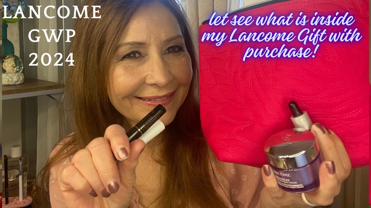 LANCOME 2024 GIFT WITH PURCHASE UNBOXING! Spent $39.50 of Lancome Received 7 Free Gifts.