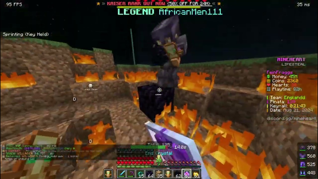Mineheart Montage/Crystal pvp