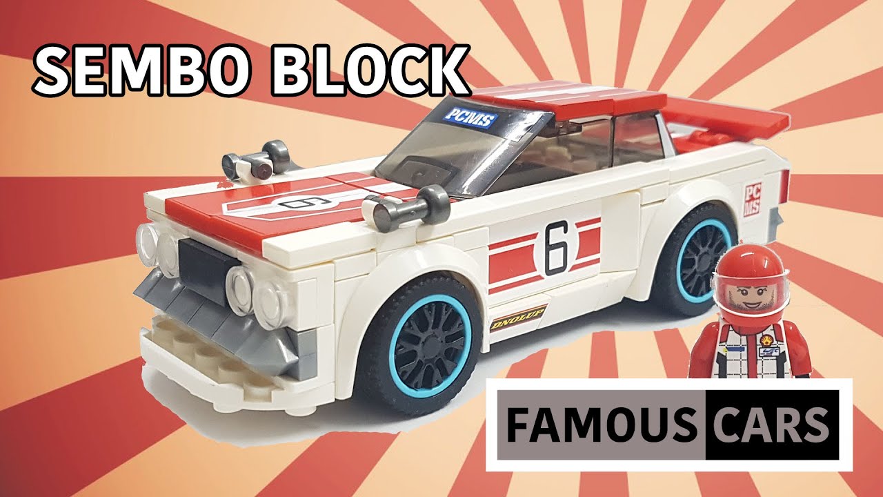 lego car sembo block  famous car 607065