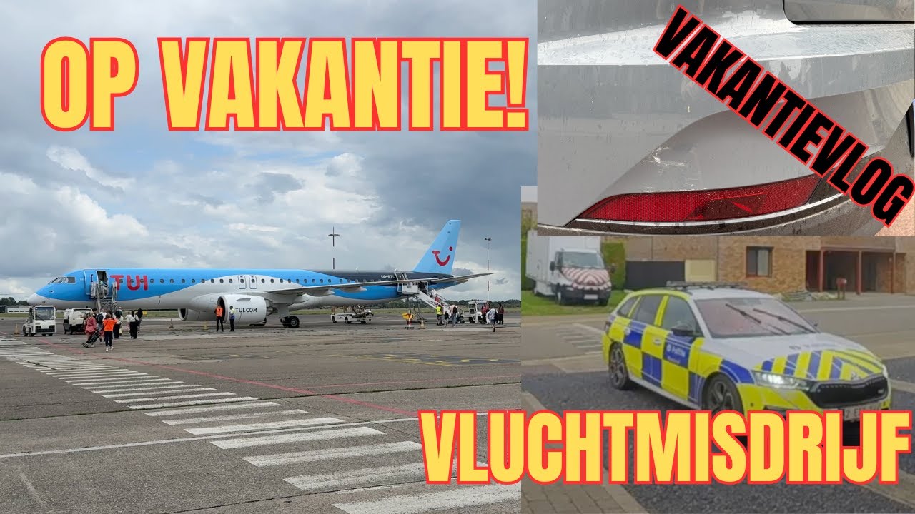 OP VAKANTIE MAAR EERST EEN ONGEVAL MET VLUCHTMISDRIJF