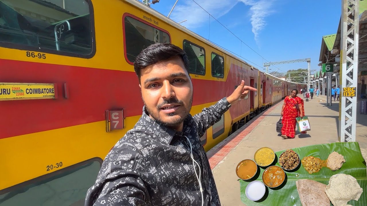 Bangalore to Chennai in Double decker train of Indian railways