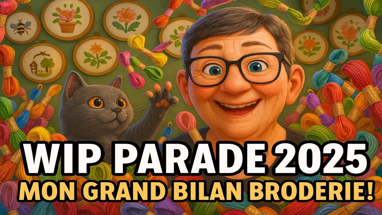 WIP Parade 2025  Mon Grand Bilan Broderie