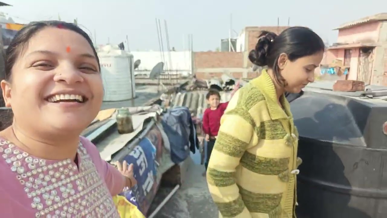 Makar Sankranti ke din pahli bar sikha Patang udana#vlog#viral#please like and subscribe