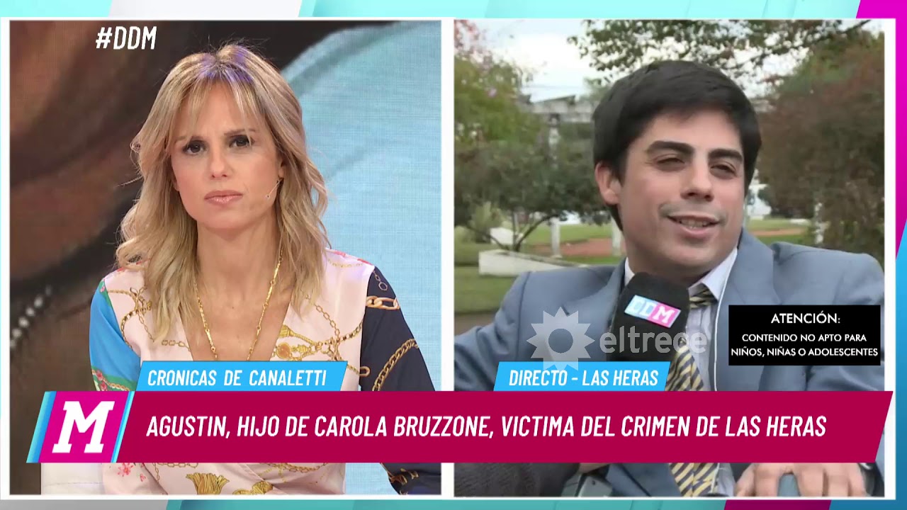 Agustín, el hijo de Carola Bruzzoni, rompe el silencio tras el asesinato de su madre