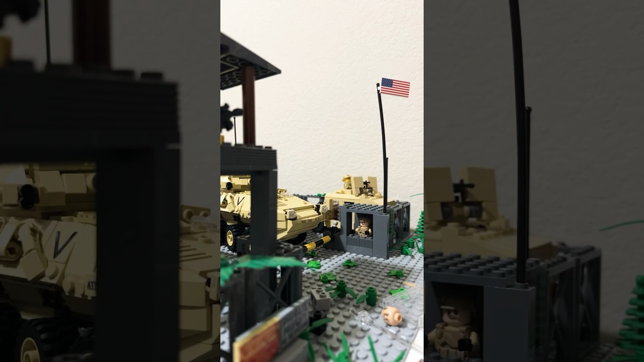 Lego Military Base #lego #military #war