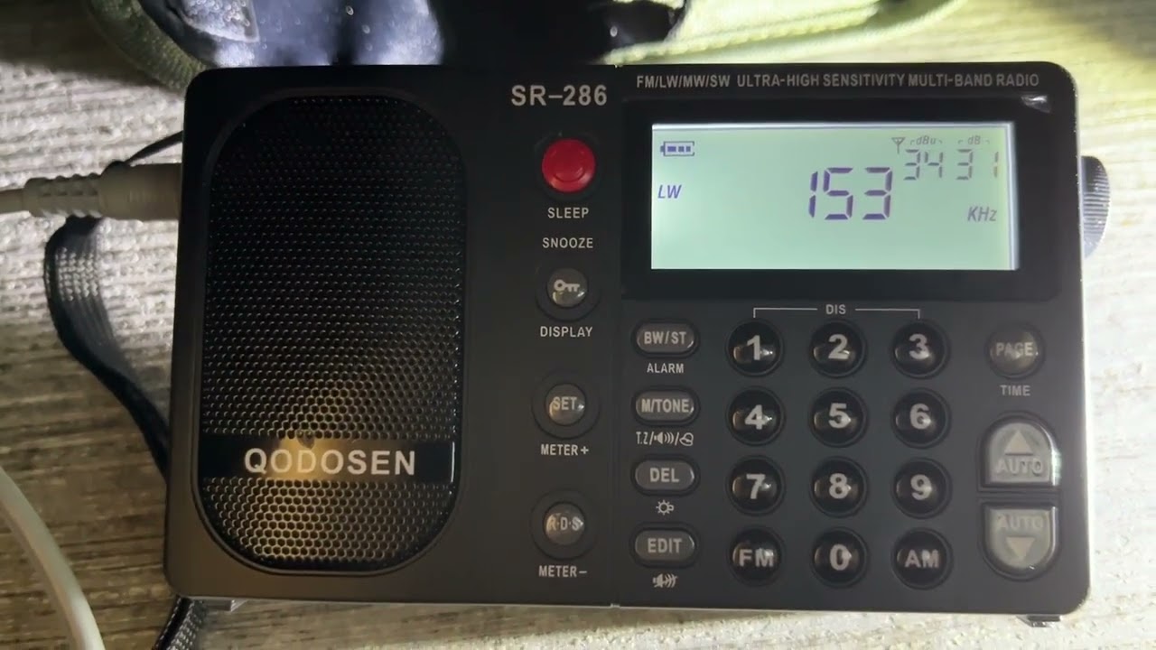 Chaîne One, Algeria -- Longwave -- Qodosen SR-286 Receiver