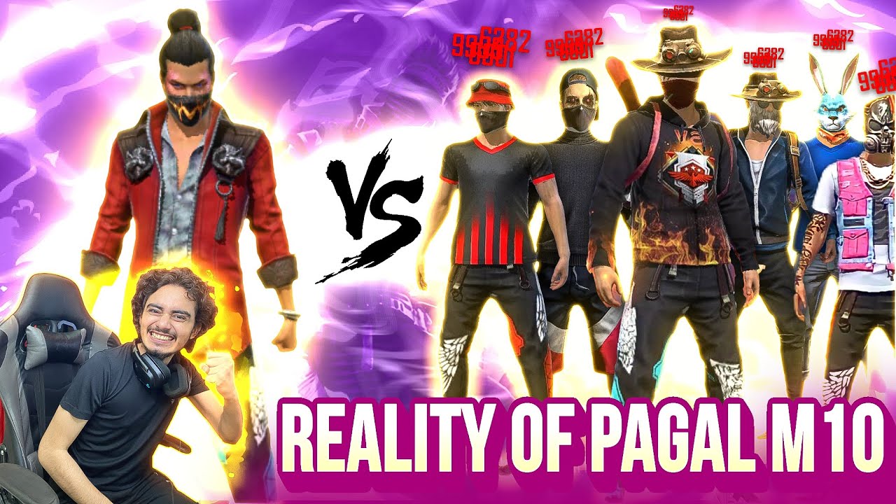 Pagal M10 Gameplay Is Real Or Fake ?😡 Madmax Vs 4 Pro Players 💥| Garena Free Fire
