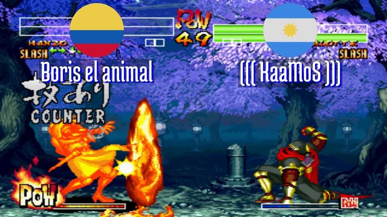 FT5 @samsho4: Boris el animal (CO) vs ((( KaaMoS ))) (AR) [Samurai Shodown IV Fightcade] Feb 20