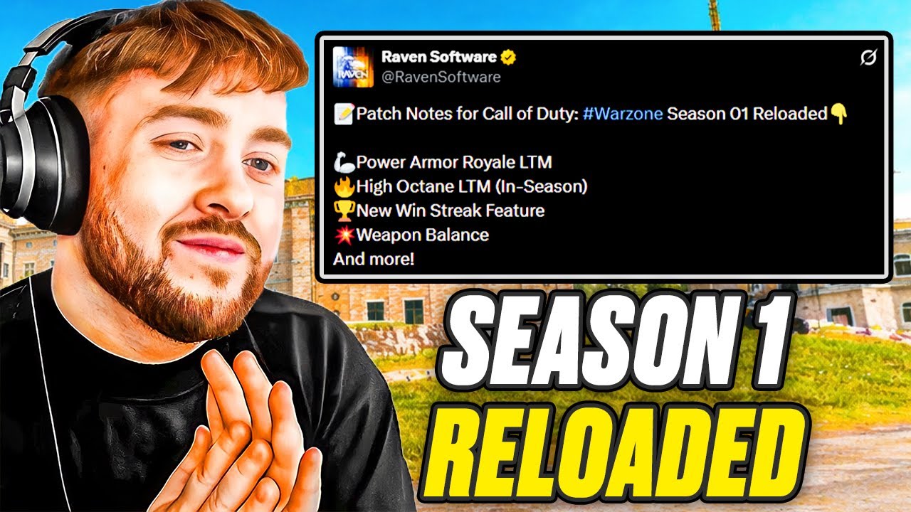 SEASON 1 RELOADED PATCH NOTES | NEW Weapon BUFFS & NERFS (1.88 Update)