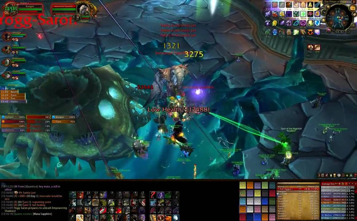 World First: Ensidia Vs. Yogg Saron - Part 2