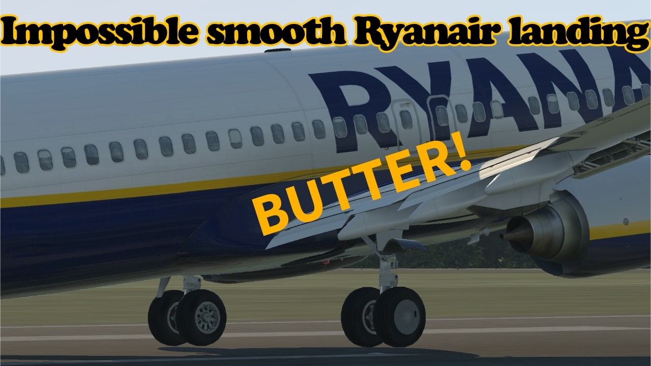 Ryanair landing but its BUTTER #swiss001landing