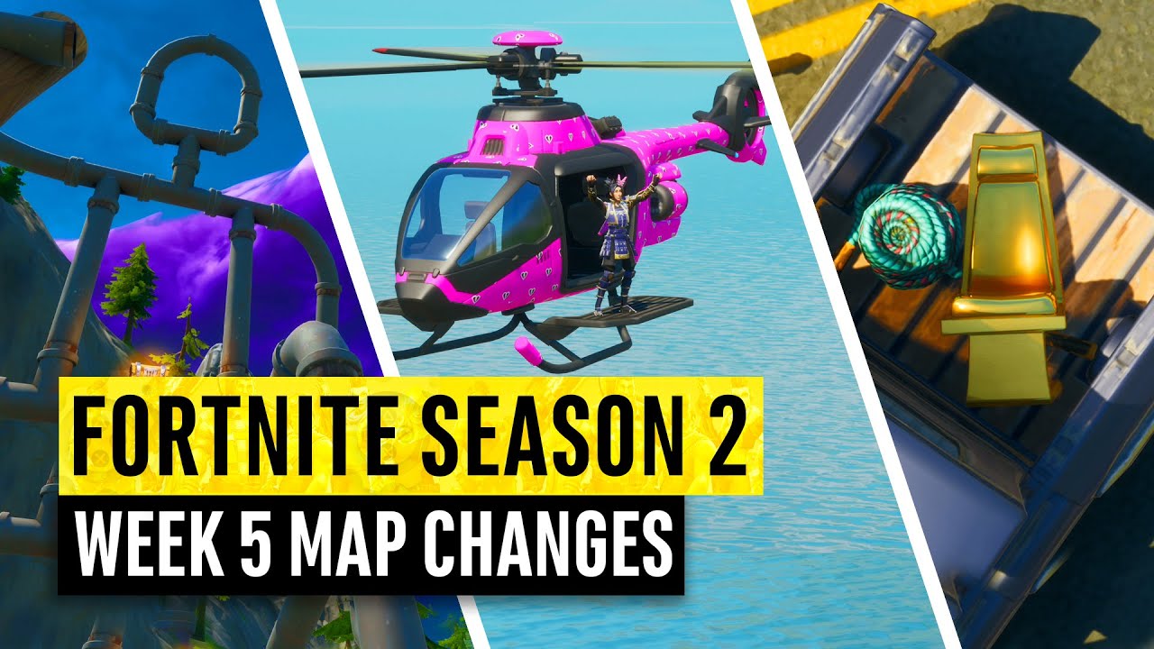 Fortnite | All Season 2 Map Updates and Hidden Secrets! WEEK 5 (chapter 2)