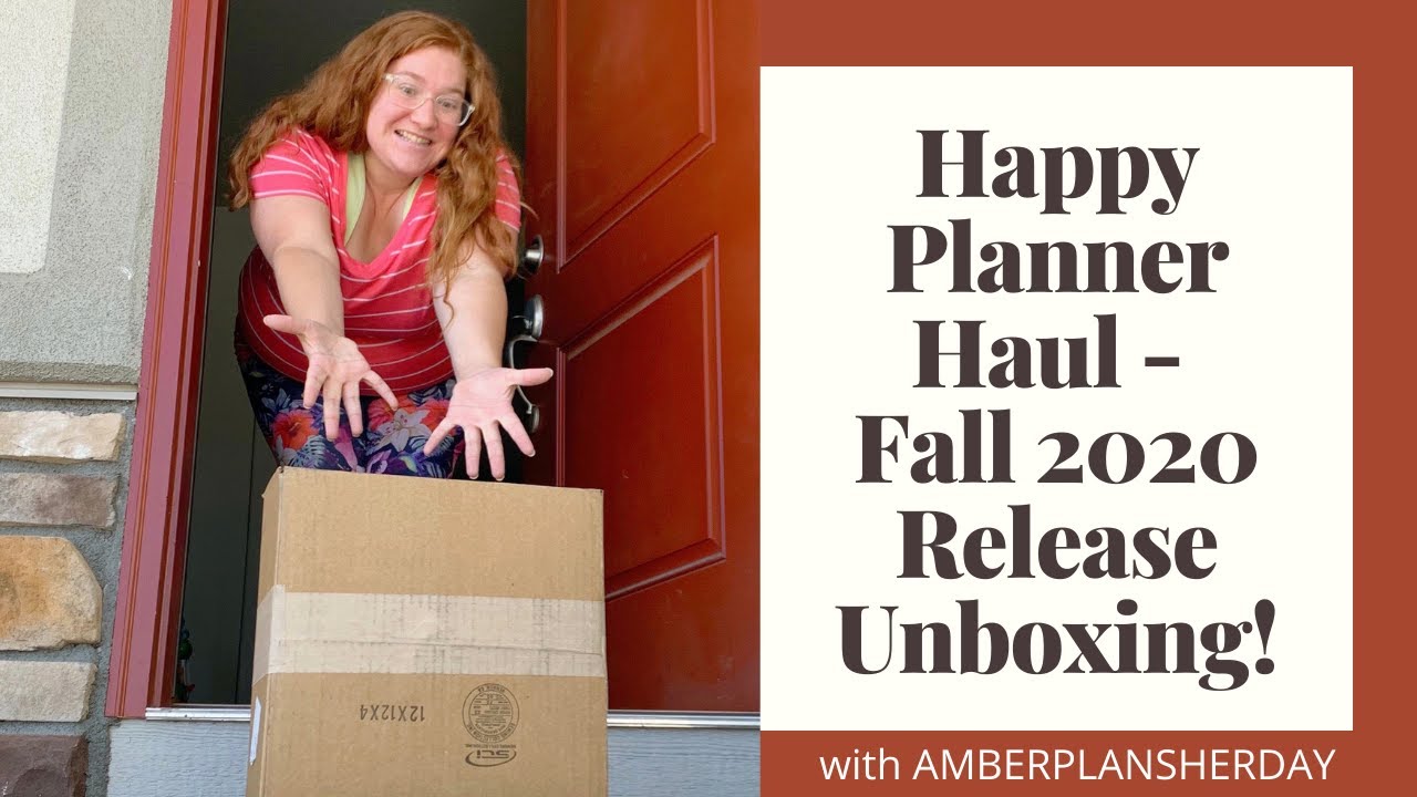 Happy Planner Haul - Fall 2020 Release Unboxing!