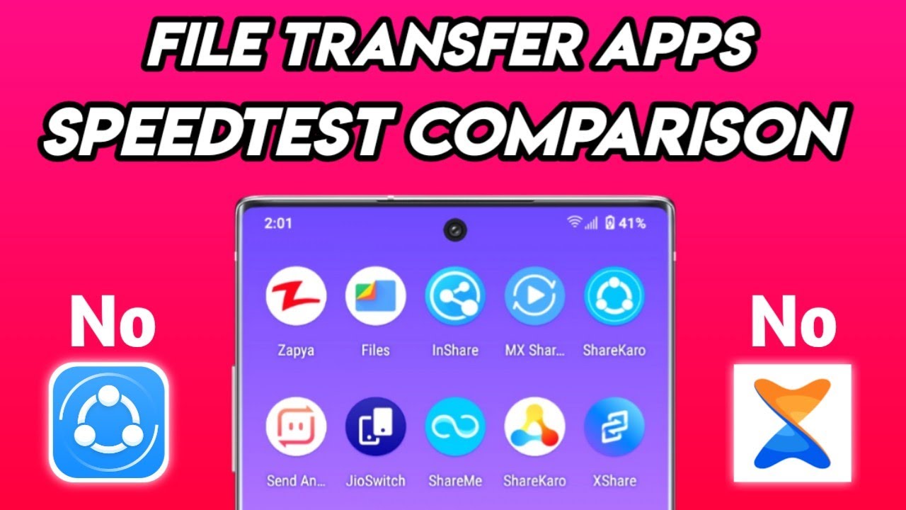 Top 10 Fastest File Sharing Apps for Android • Speedtest • After Chinese Apps Banned 🔥