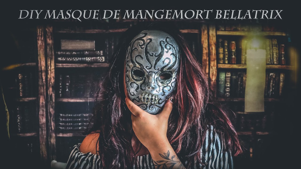 DIY HARRY POTTER MASQUE DE MANGEMORT (Bellatrix Lestrange)