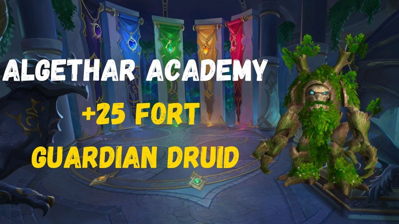 Guardian Druid M+ 25 Algethar Academy | Fort Sanguine Volcanic | No Tricks No Problem