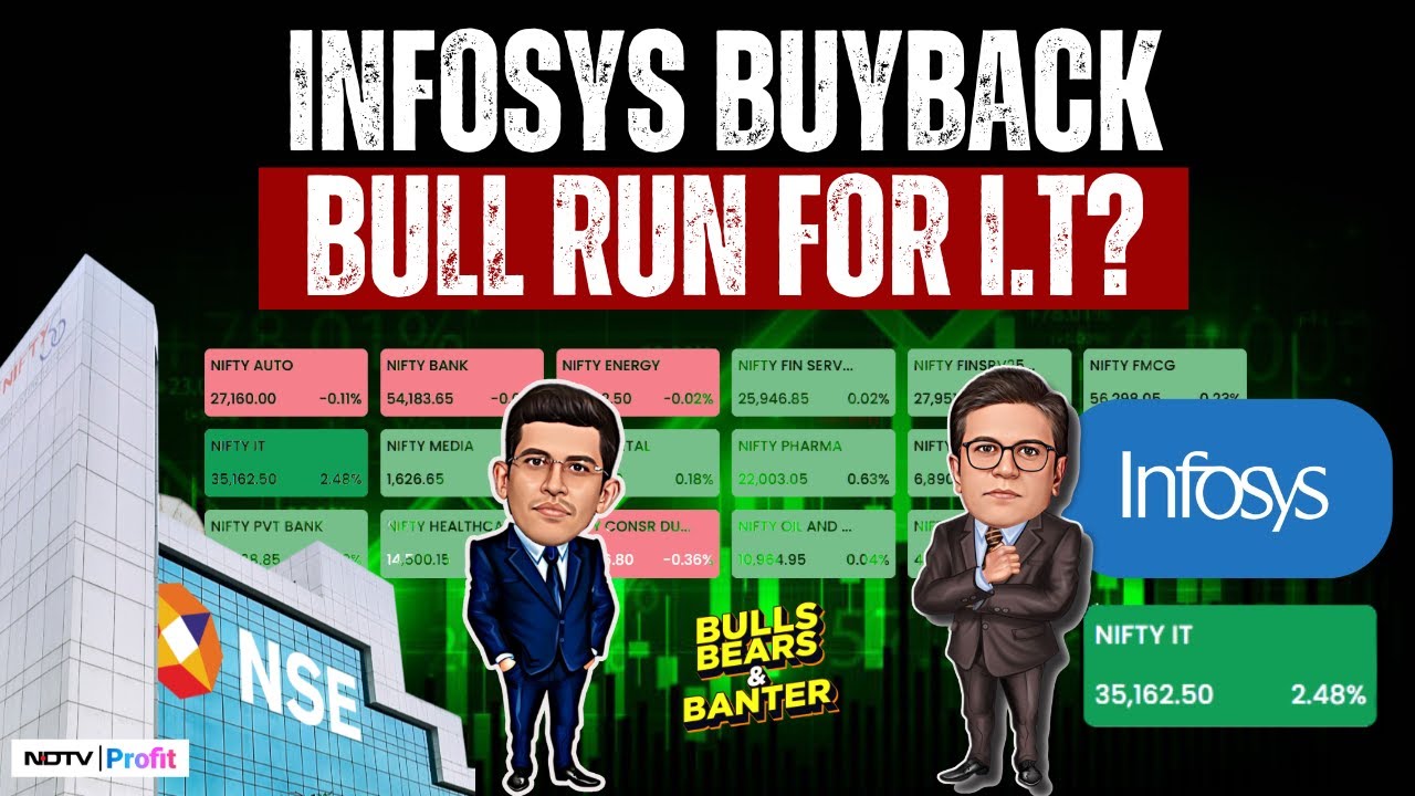 Bulls, Bears & Banter | Infosys Buyback & Nifty I.T Jump: A Bull Run For I.T?