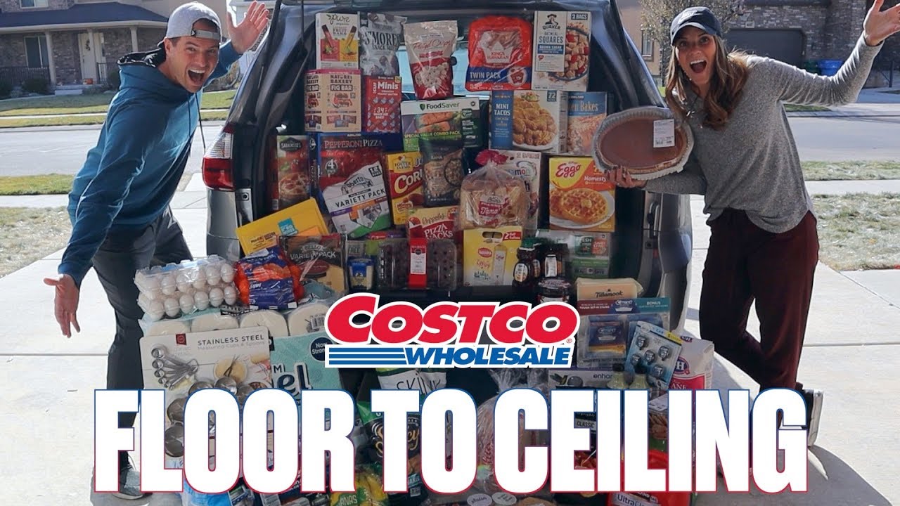 OUR MOST EXPENSIVE COSTCO HAUL EVER! GROCERY SHOPPING WHILE UNDER THE INFLUENCE OF HUNGER