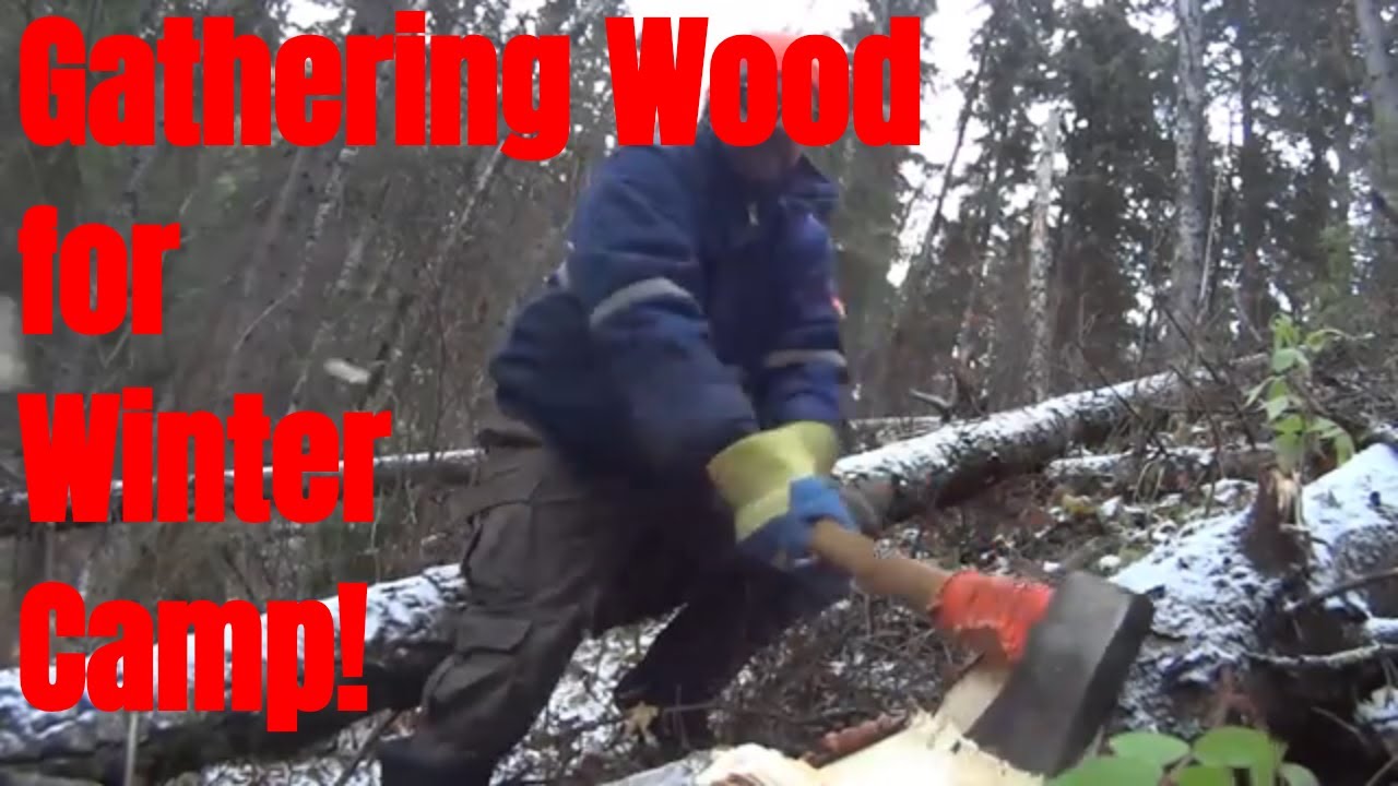 Gathering Wood for Hidden Hot Tent Camp
