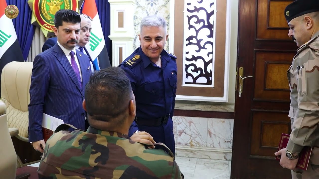 الأمين العام لوزارة الدفاع يستقبل عدداً من جرحى الجيش العراقي