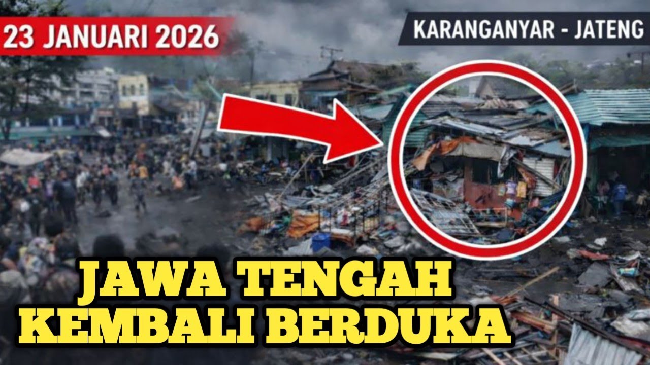 Jawa tengah gempar! Angin puting beliung kembali porak porandakan karang anyar