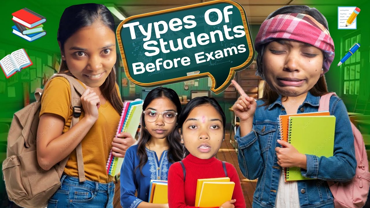 Types of Students Before Exams 😂📚| Every Student Before Exams 🤪| Ami KabiTA 
