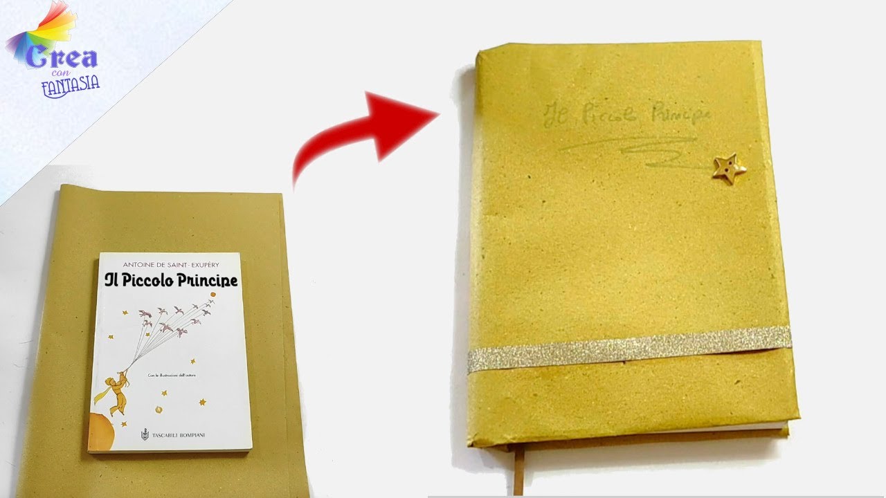 LA CARTA PAGLIA la uso così | Easy and Fun Straw paper for covering books