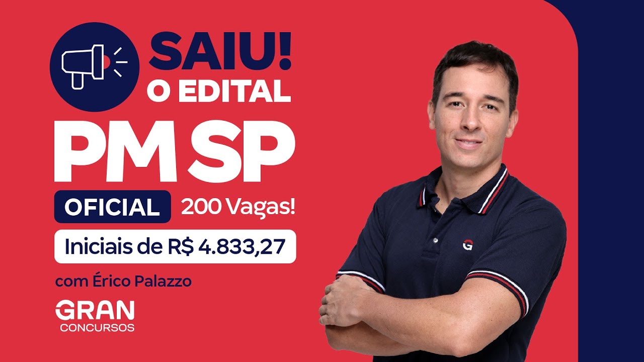 Concurso PM SP Oficial: Saiu o Edital para 200 Vagas!