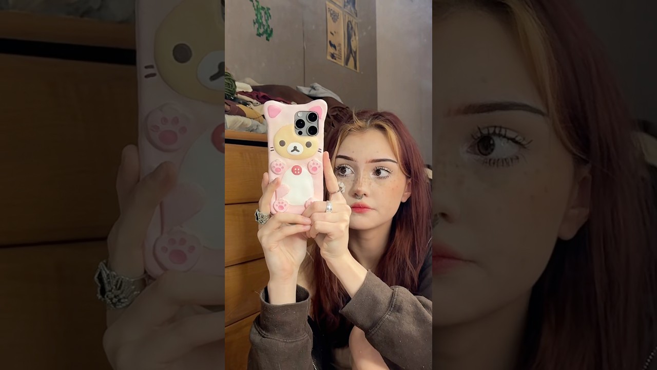 DIY cute cat phone case🐾 #diy