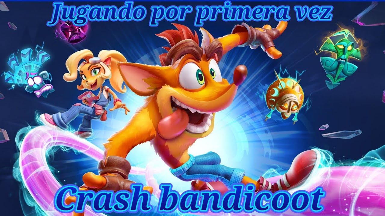 jugando🕹️🎮por primera vez👍👍el clásico juego para PlayStation1🦊🦊Crash bandicoot🎮🕹️