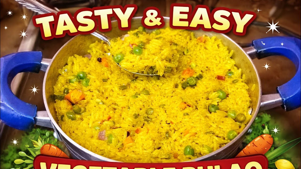 Easy Vegetable Rice Recipe | Simple Healthy Mixed Veg Rice at Home #rice #vegricerecipe 