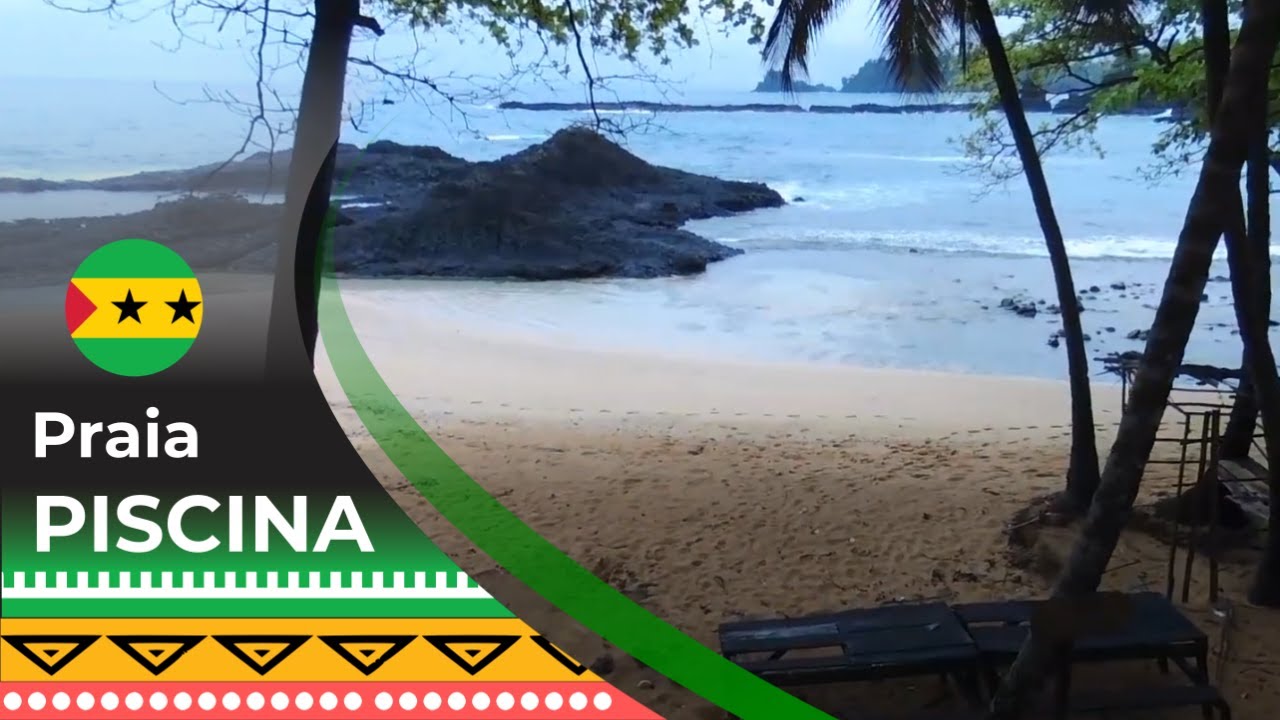 Praia Piscina  -Natural sea pool - S&atilde;o Tom&eacute; Island