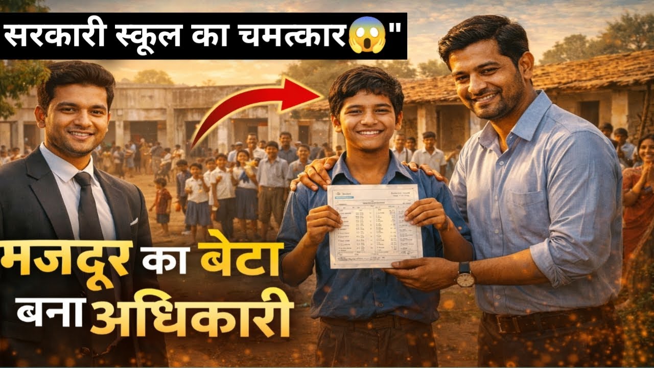 गरीब बच्चों का सरकारी स्कूल बना सपनों का मंदिर 😢 | Teacher ने बदल दी पूरी जिंदगी | Emotional Story