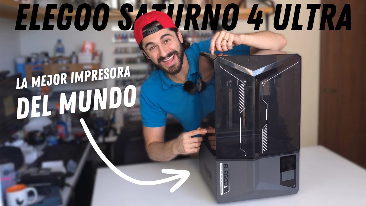 La Mejor Impresora del Mundo?! - La nueva Saturno 4 Ultra de   @ElegooOfficial